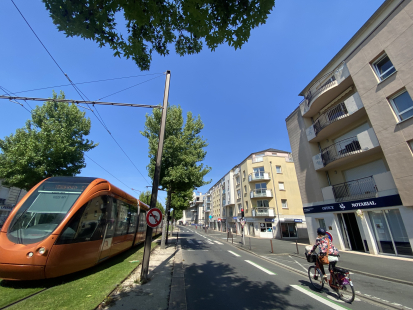 Etude, tram, vélo